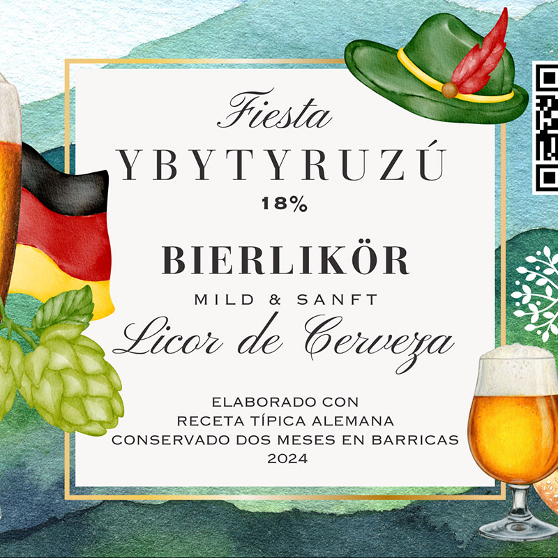 Detailaufnahme für Bierlikör, Primer plano de licor de cerveza